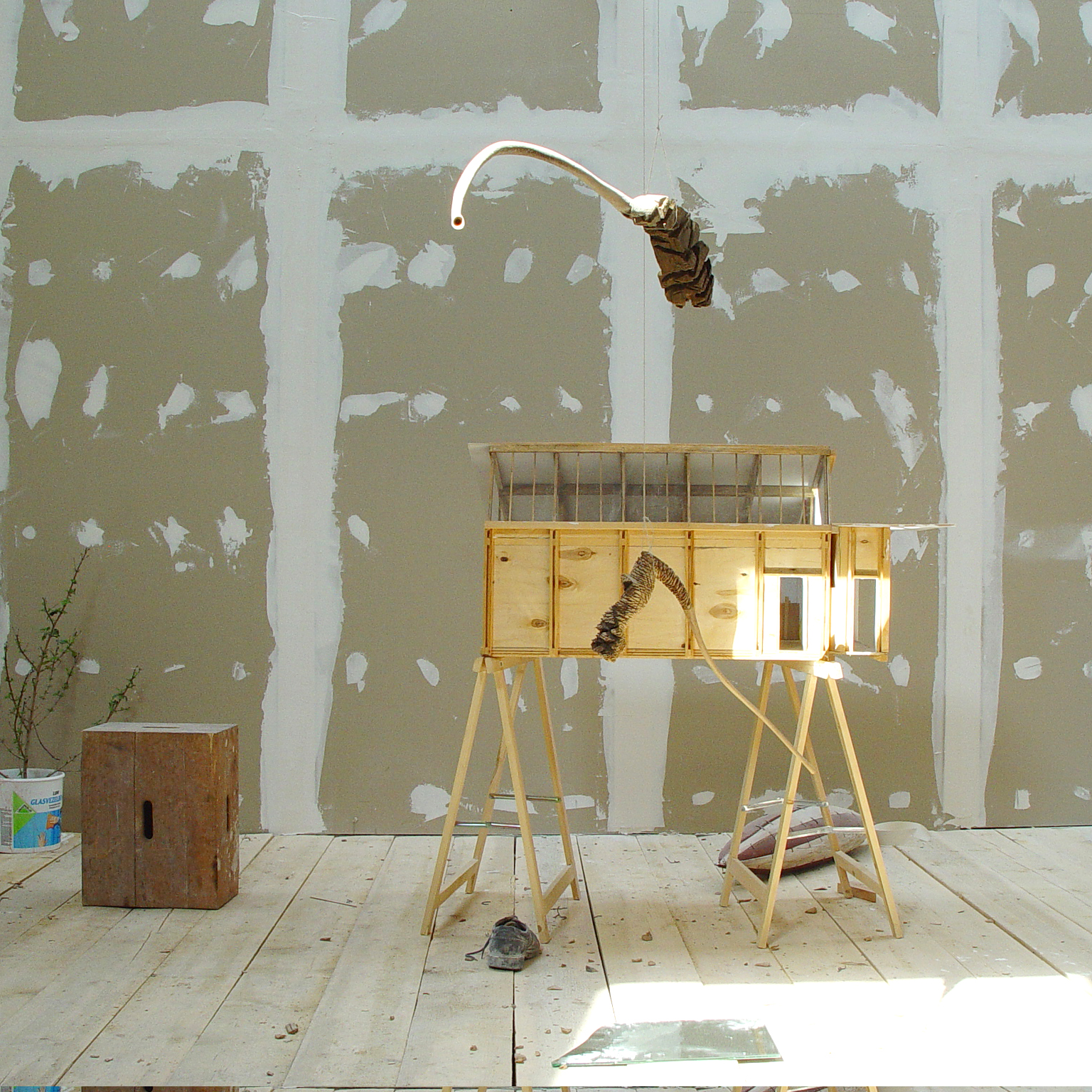 Mon atelier dans le placard